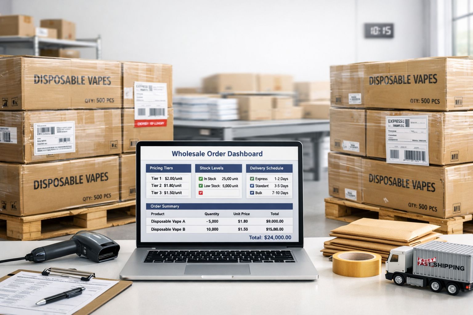 cannabis flower wholesale UK retailer reviewing premium strain stock and bulk order options