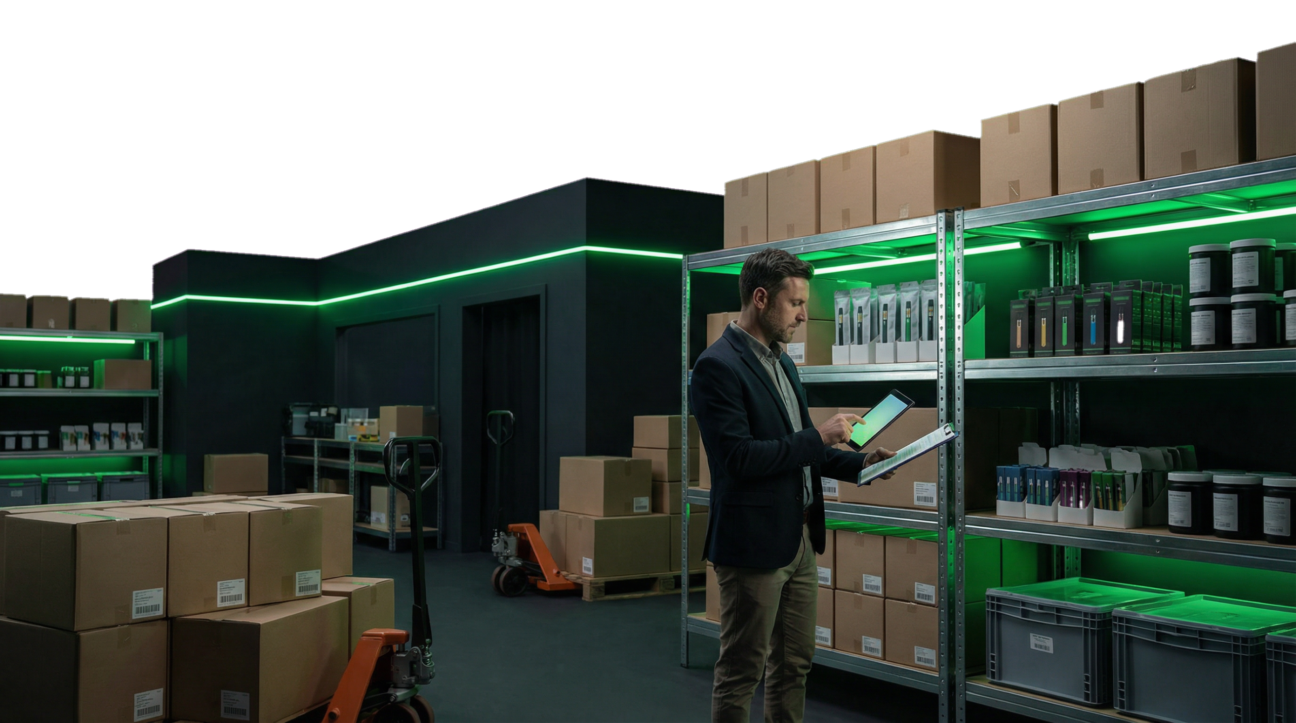 Pre-rolls wholesale UK retailer reviewing trade stock options from a cannabis supplier